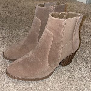 Tan booties